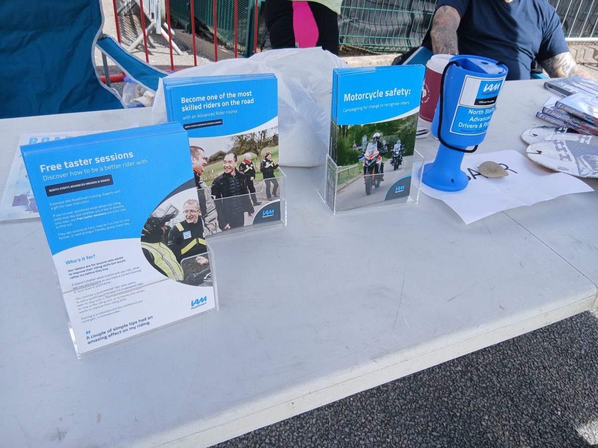 IAM RoadSmart information at an NSADR event