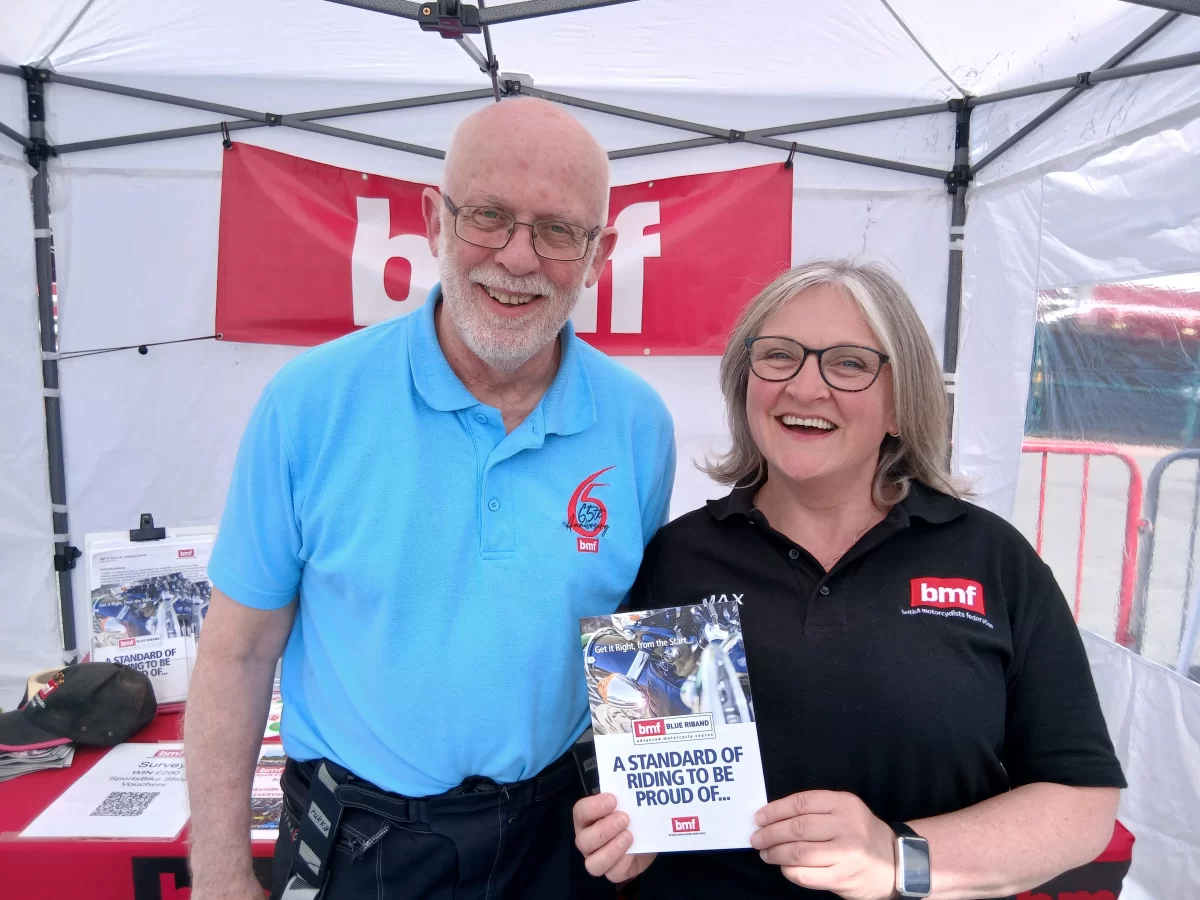 British Motorcyclists Federation stand