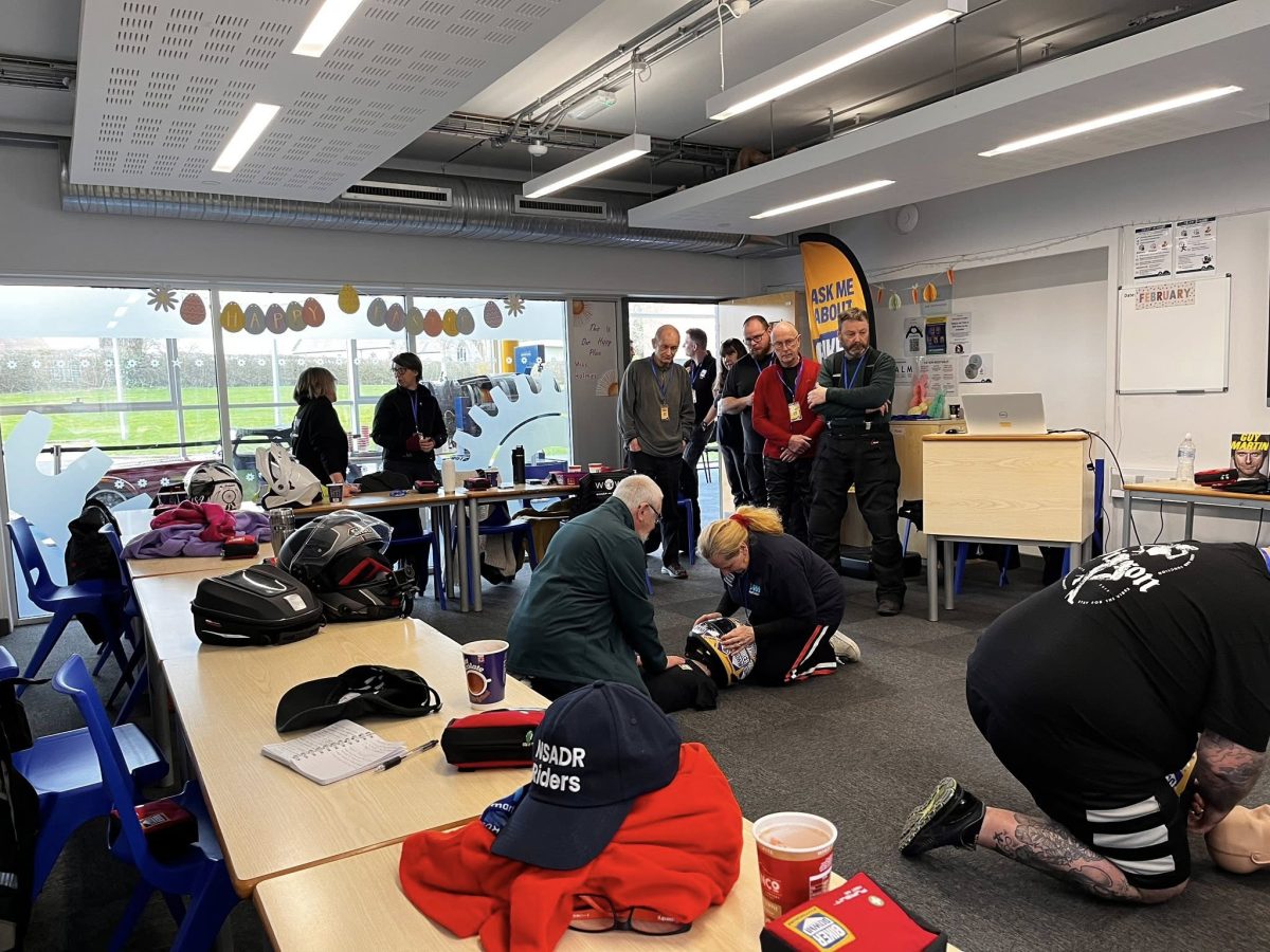 NSADR volunteers taking part in training